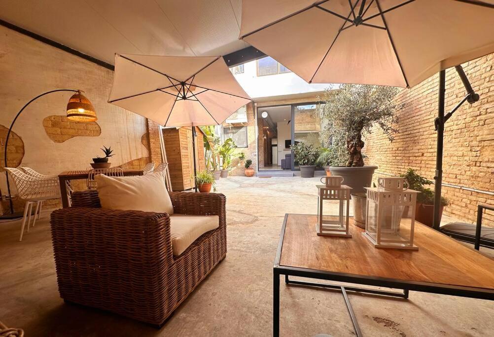 Апартаменты Tradicional Casa Con Patio Ruzafa Валенсия Экстерьер фото