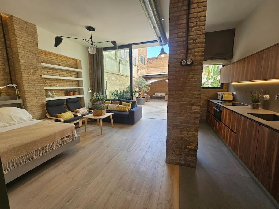 Апартаменты Tradicional Casa Con Patio Ruzafa Валенсия Экстерьер фото